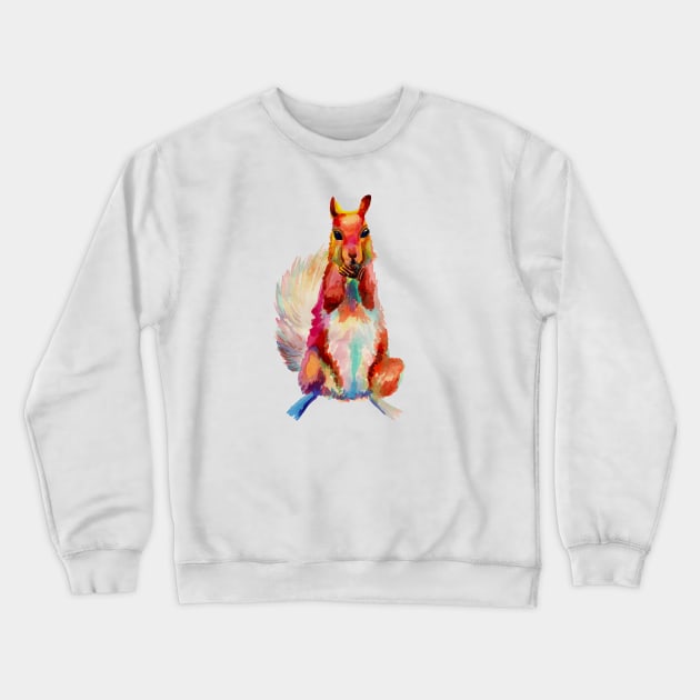 Squirrel Crewneck Sweatshirt by AgniArt